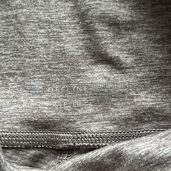 Offline by Aerie The Hugger High Waisted Pocket Legging Tan Size Small - Picture 4 of 5